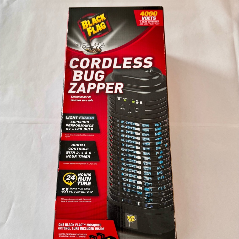 Bug Zapper - Cordless Black Flag